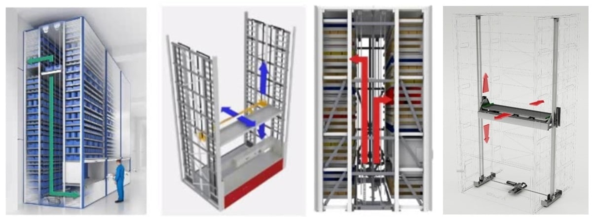VLM Vertical Lift Module For Vertical Storage Of Goods Trays